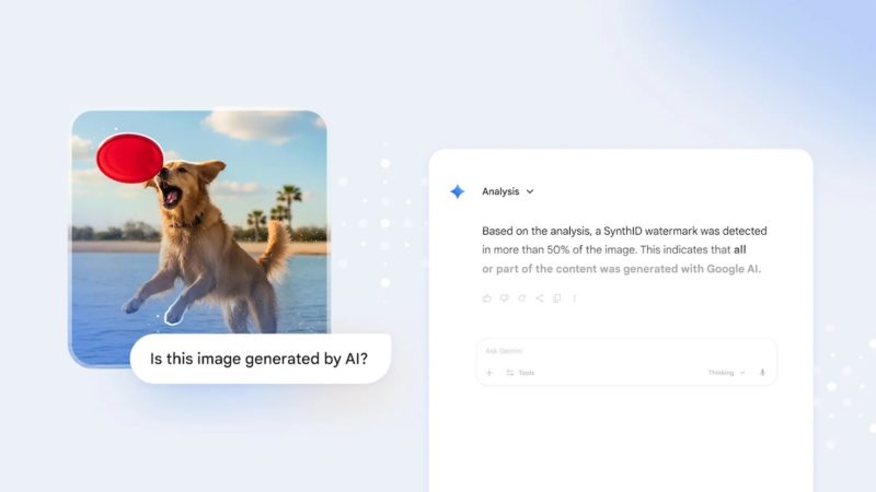 Gemini 可辨識 Google AI 生成圖像，日後支援音訊和影片