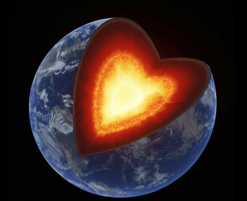 不是實心鐵鎳合金，新研究：地球內核實際上處於超離子態