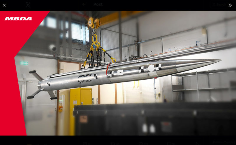 搶占海馬斯市場，法國 MBDA 首度公開「Thundart」精確導引火箭