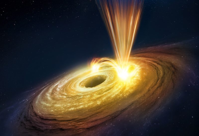 黑洞巨獸進食過程掀高速狂風，速度達每秒 60,000 公里