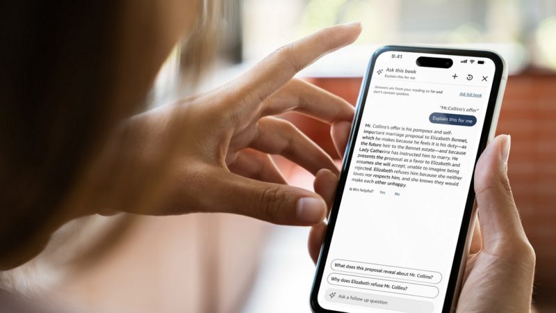 亞馬遜推 AI 助理「Ask this Book」想提升閱讀體驗，但作者不滿且引版權疑慮