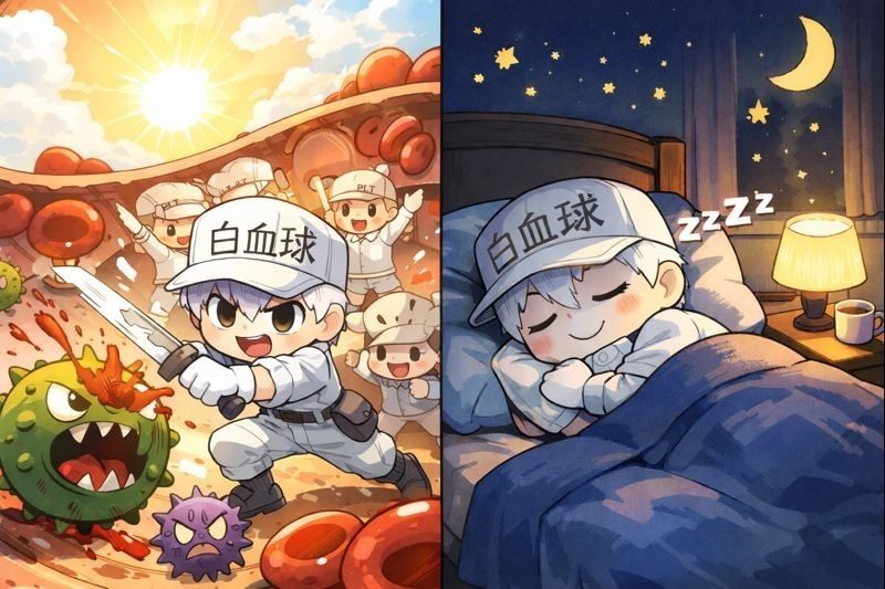 生理時鐘能幫助免疫反應適度「降溫」，避免「傷敵一千，自損八百」