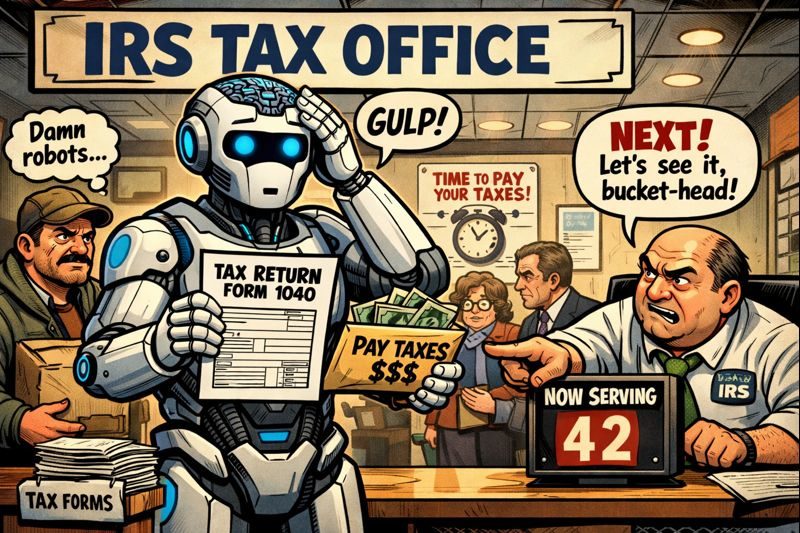 AI 既然有在上班就該繳稅！但專家意見分歧