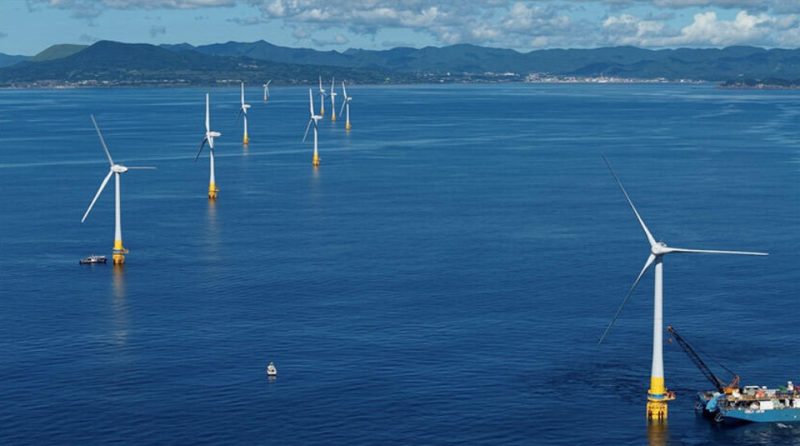 戶田建設為首聯盟開始營運日本首個浮式離岸風電計畫