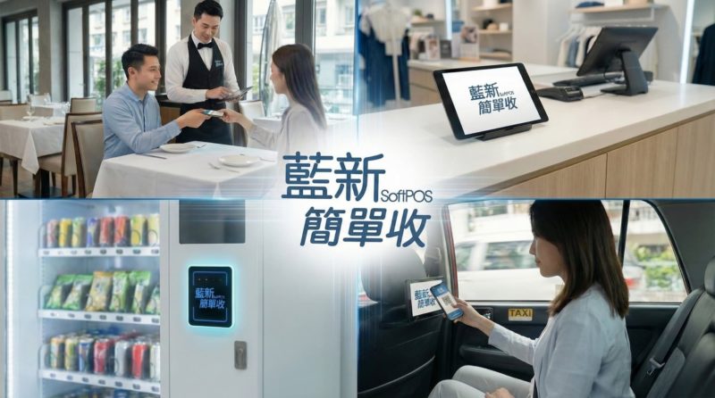 藍新發表 SoftPOS 服務布局新零售！手機、平板、POS 設備變身收銀台