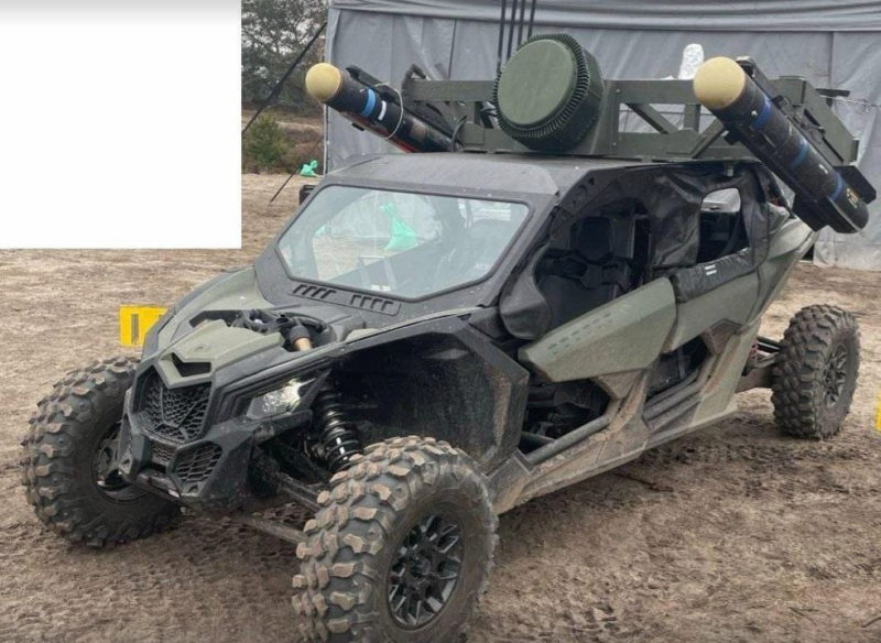 烏克蘭新型反無人機利器現身，全地形車搭載地獄火飛彈