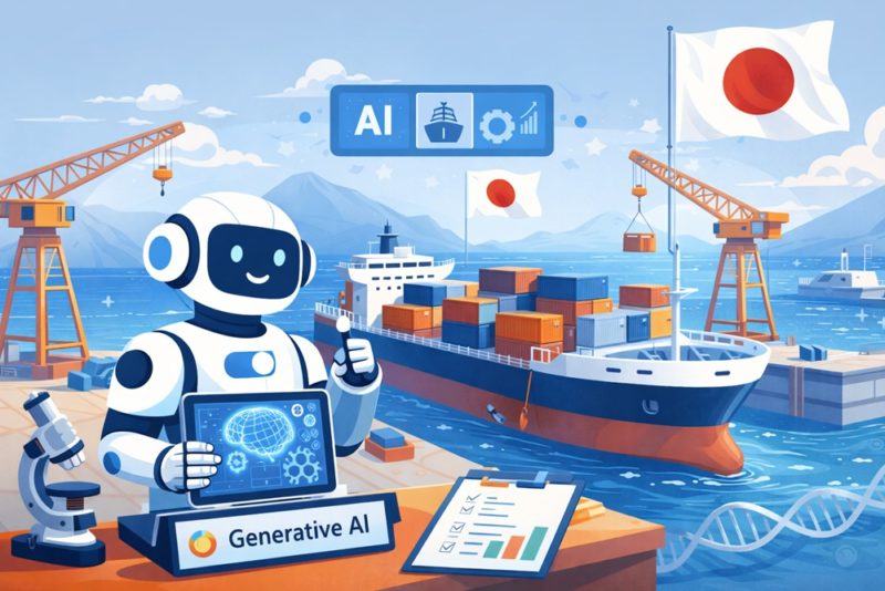 AI 走進船塢，日本造船業的運輸國力考驗