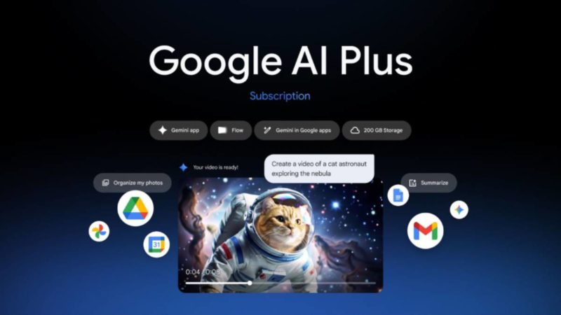 Google AI Plus 訂閱方案登台，月付 260 元、前 2 個月半價優惠