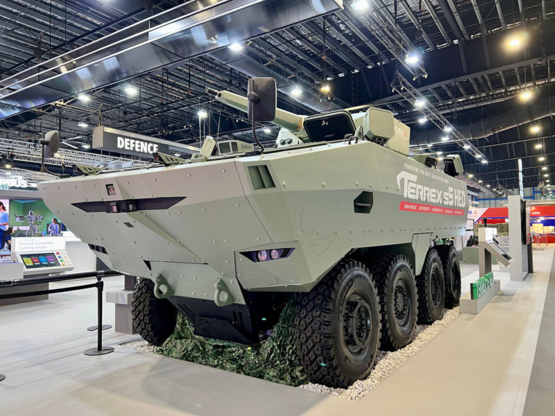 供電增加 20 倍，新加坡 ST Engineering 推出混合動力 Terrex s5 裝甲車