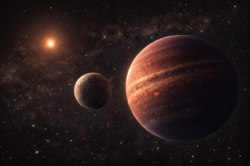 太陽系外首顆巨型衛星？科學家在棕矮星旁發現半個木星大的候選天體