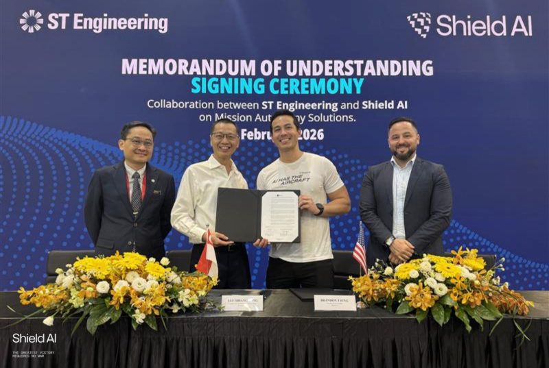 Shield AI 攜手新加坡 ST Engineering，強化無人機蜂群技術