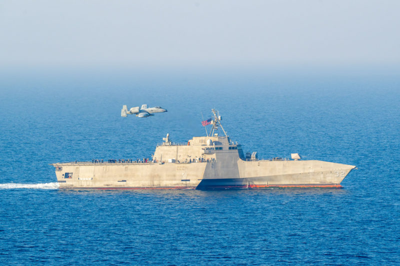 老兵不死只是轉型，美軍 A-10 護航濱海戰鬥艦在中東執行排雷任務