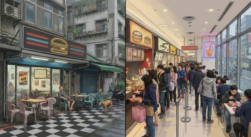 美食街抽成 25% 仍搶進，進百貨前必做好的三道生死算盤