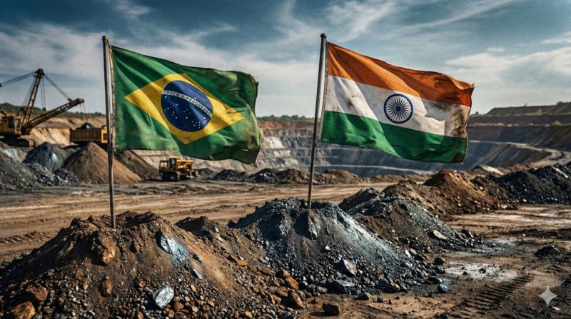 印度減少依賴中國，攜手巴西加強關鍵礦產稀土合作