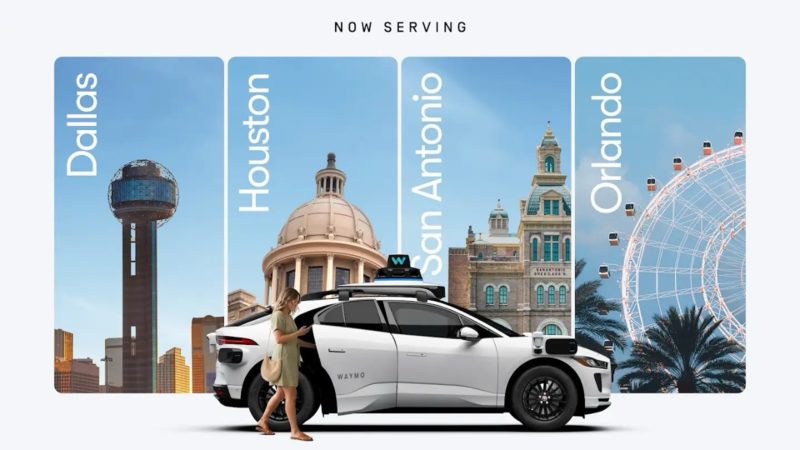 Waymo 再添四座服務城市，無人車版圖遠遠超過特斯拉