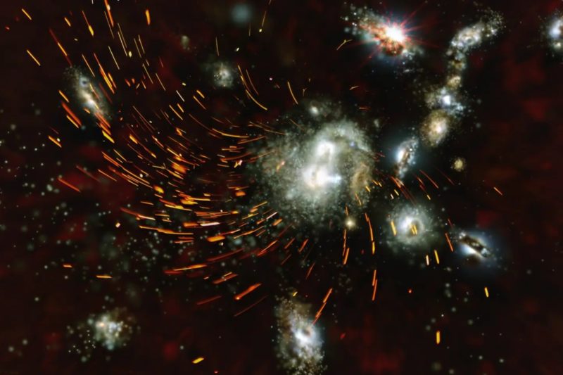 大霹靂後眨眼就出現巨型橢圓星系，「超速發育」是開了什麼外掛？