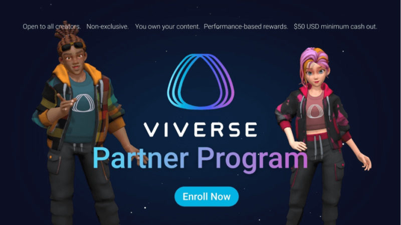 創作者經濟新模式，HTC VIVERSE 推「VIVERSE 合作夥伴計畫」