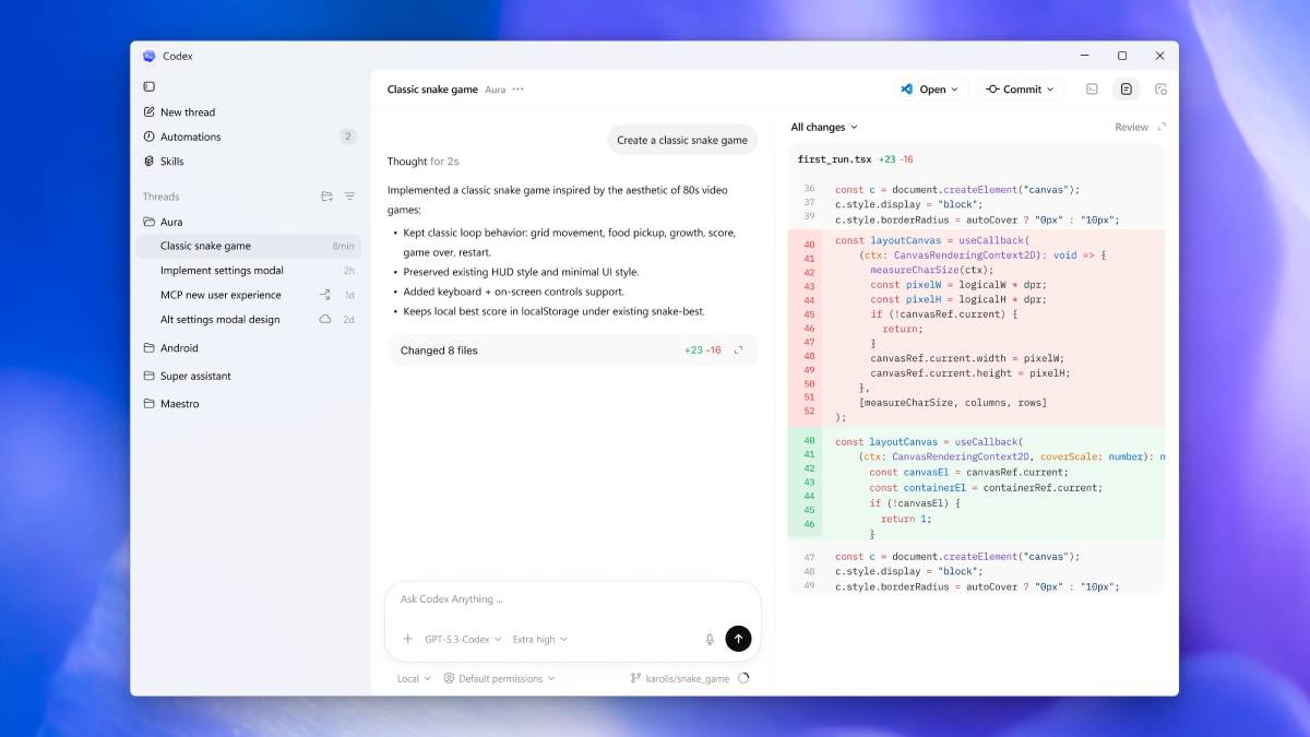 Codex Editor Codex 終登陸 Windows 系統,具備原生沙盒機制 | TechNews 科技新報