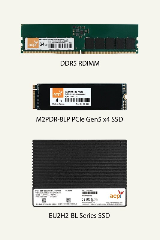 博帝科技於 Embedded World 2026 展示 ACPI 工業級 PCIe Gen5 SSD 與 DDR5 RDIMM 解決方案