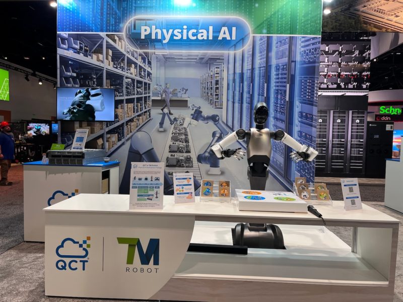 多模態感測器融合 AI 推理！達明 GTC 2026 發表人型機器人 TM Xplore I