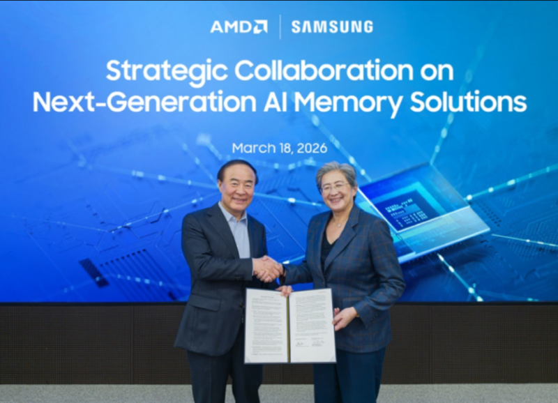 AMD 搶記憶體與三星簽署合作備忘錄，還可能合作晶圓代工