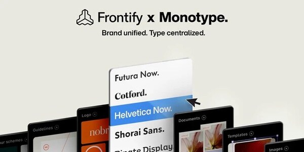 Monotype Fonts 正式整合進品牌管理平台 Frontify，重新定義品牌字體體驗