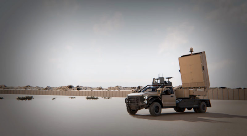 防禦無人機蜂群，美國三大廠商合作推出高能量微波自駕車