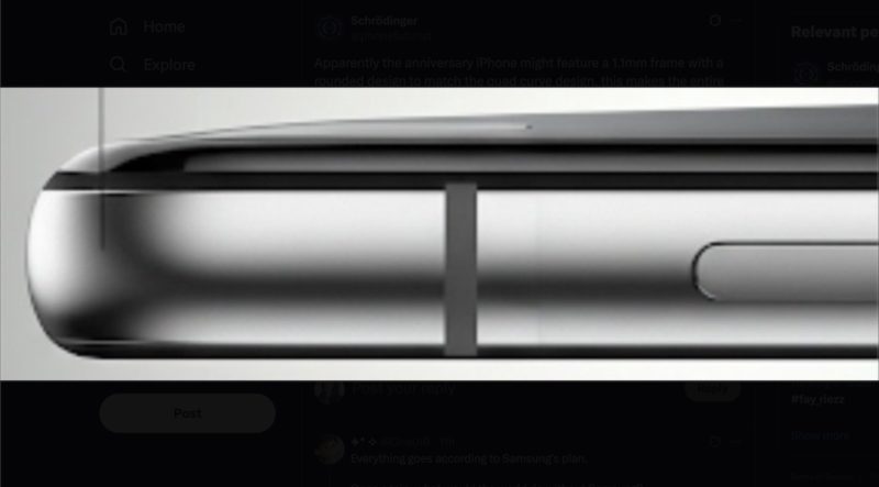 20 週年紀念 iPhone 將採 1.1mm 超窄邊框、圓潤機身設計？