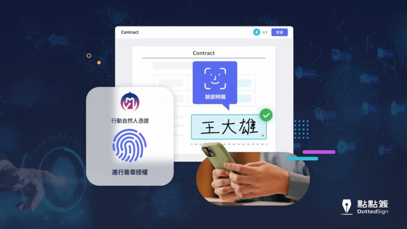 手機就是印鑑！點點簽整合「行動自然人憑證」十秒完成數位簽章