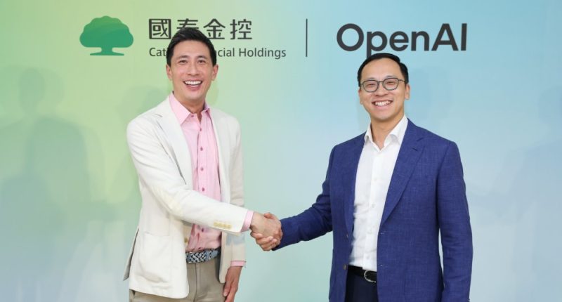 國泰金控攜手 OpenAI 全面推進 AI 在全集團的應用落地