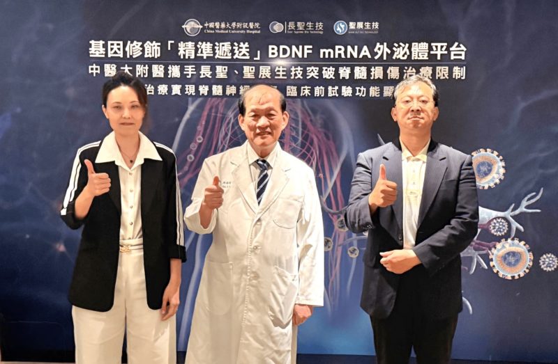 脊髓損傷不再是終身失能！中醫大附醫首創「導航外泌體」修復神經