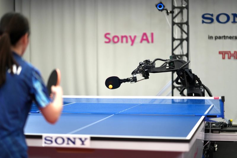 Sony 桌球機器人 Ace 以智取勝，連職業選手都驚歎
