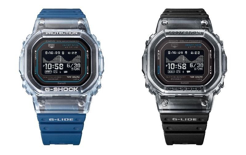 卡西歐推出搭載心率監測與潮汐圖功能的 G-SHOCK 腕表