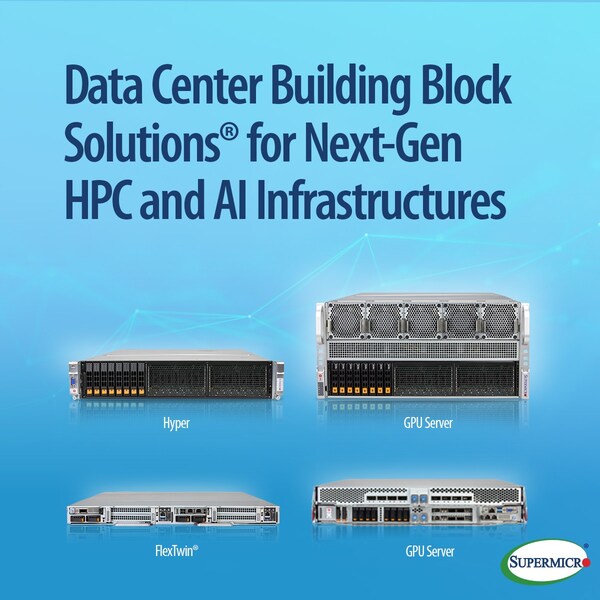 Supermicro 運用 Arm 架構平台及 OCP 系統，為新 AI 基建拓展 Data Center Building Block Solutions 靈活布局