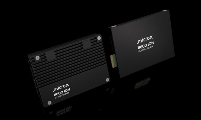美光 245TB 容量 6600 ION 機架級 SSD 出貨，為全球容量最高商用 SSD