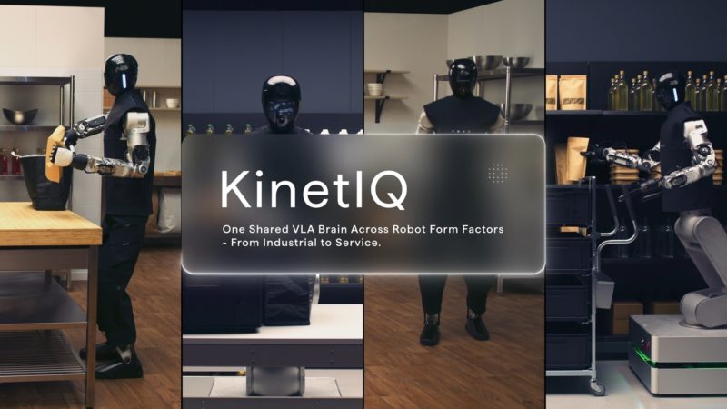 英國新創 Humanoid 自研 AI 大腦 KinetIQ，人型機器人只要兩天就會走路