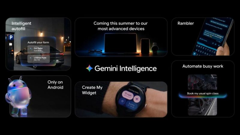 Android 手機迎 Gemini Intelligence，AI 設計任務自動化、客製小工具
