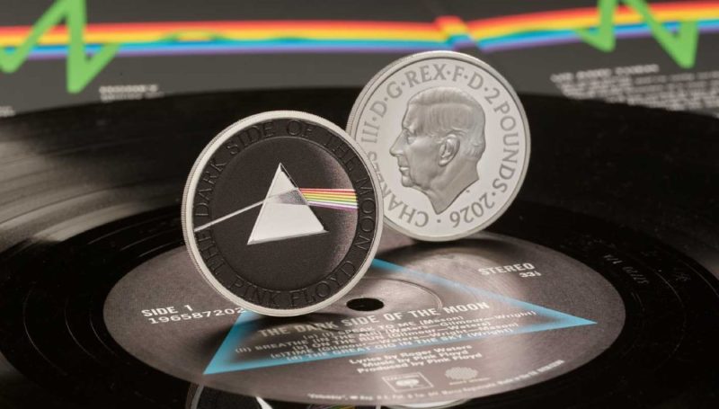 皇家鑄幣廠在英國發行首枚向 Pink Floyd 致敬的紀念幣