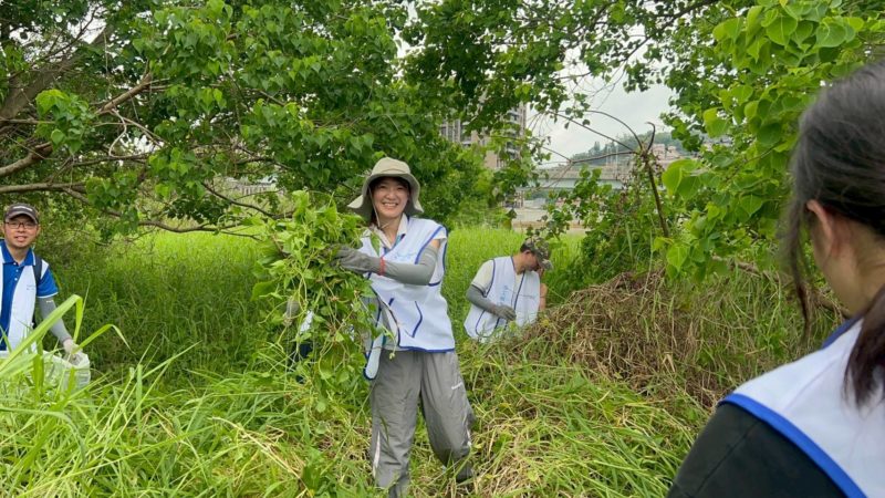 致力移除入侵種小花蔓澤蘭找回原生種生存空間，南亞科是「植物殺手的殺手」