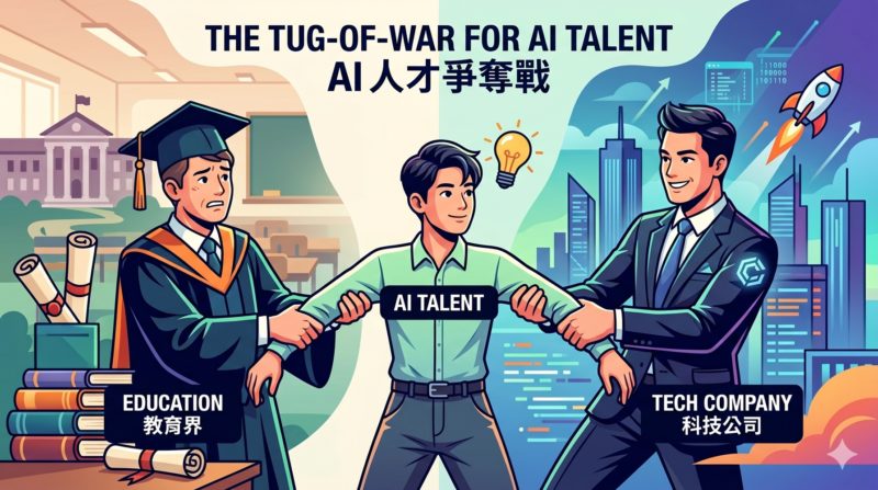 AI 高薪搶人，台灣教師荒背後的人才失衡