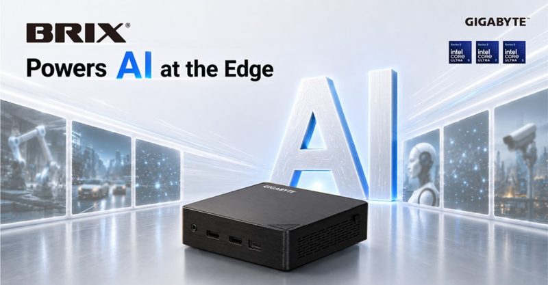 小型 AI 主機需求爆發，技嘉 BRIX 新品瞄準企業地端 AI 應用