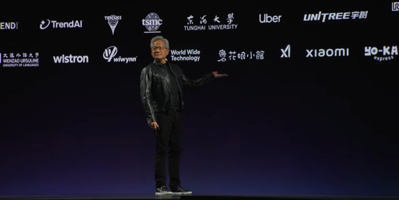 GTC Taipei》黃仁勳演講感謝台灣合作夥伴，多家美食愛店也登上名單令人莞爾
