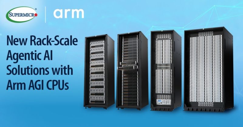Supermicro 攜手Arm，為企業級代理式 AI 打造全新高能效機櫃級基礎設施
