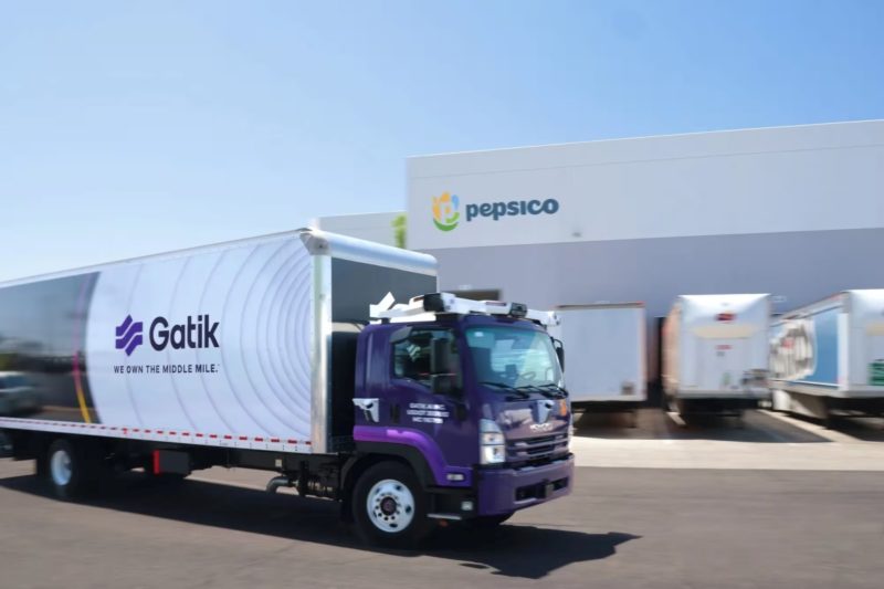 PepsiCo 和 Gatik 宣布北美部署自動駕駛區域物流系統