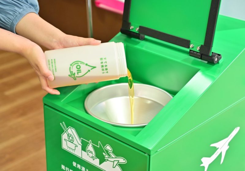 日本推動食用油轉化為生質航空燃油