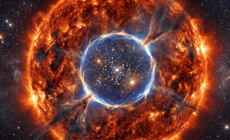 首用愛因斯坦方程描述「重力真空星」，垂死恆星內部誕生迷你宇宙