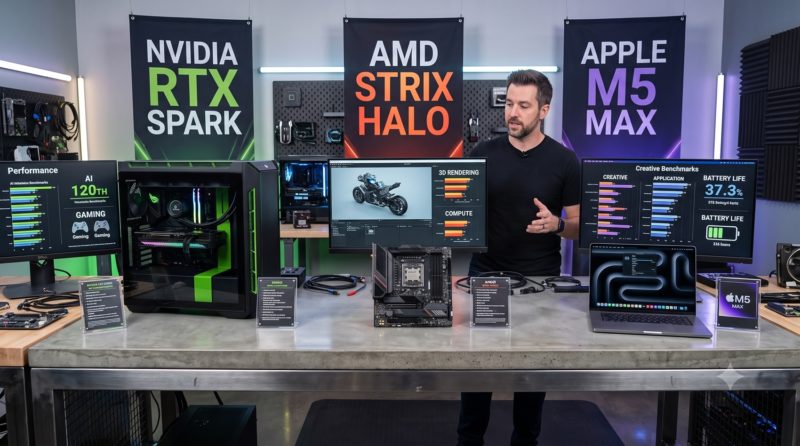 RTX Spark vs. Strix Halo vs. M5 Max：誰是最強 SoC？