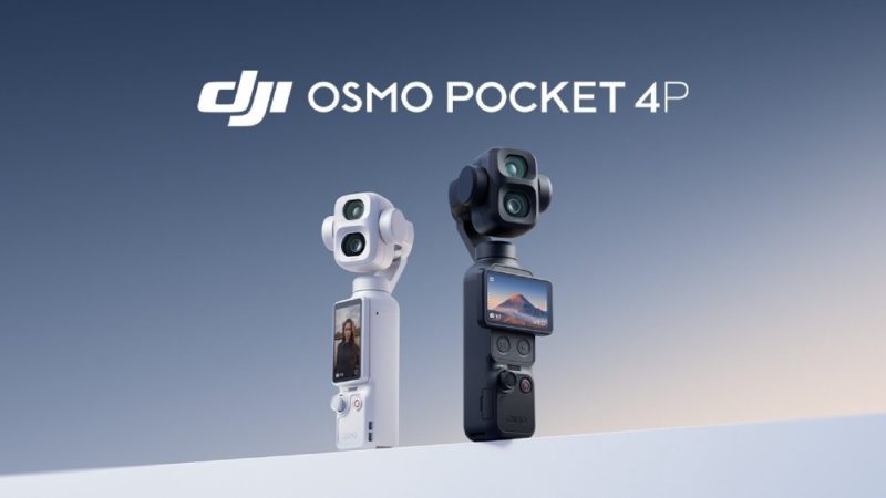 DJI 發表全新雙主鏡頭口袋電影機 Osmo Pocket 4P：靈眸成雙，遠見非凡