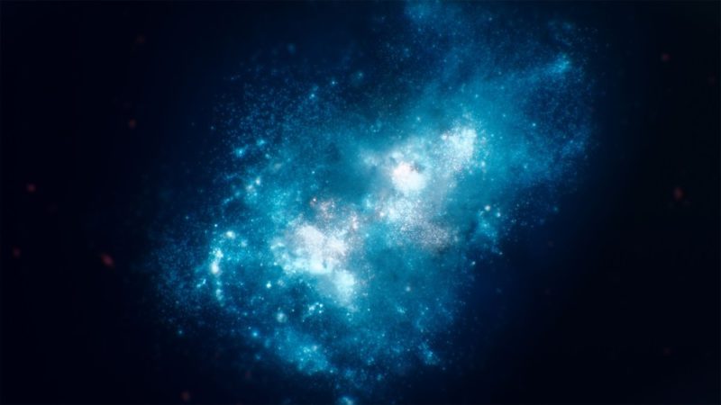 造星速度狂飆 10 倍，哈伯望遠鏡揭密微小星系 MXDFz4.4 如何釋放驚人能量照亮宇宙