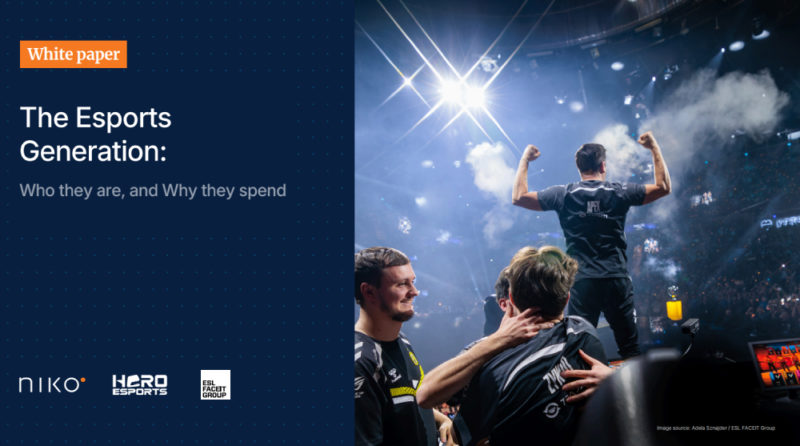 電子競技全球觀眾超 6.4 億！英雄電競、ESL FACEIT Group 公司和 Niko Partners 聯合發布《電競世代：人群畫像與消費驅動力》電競白皮書